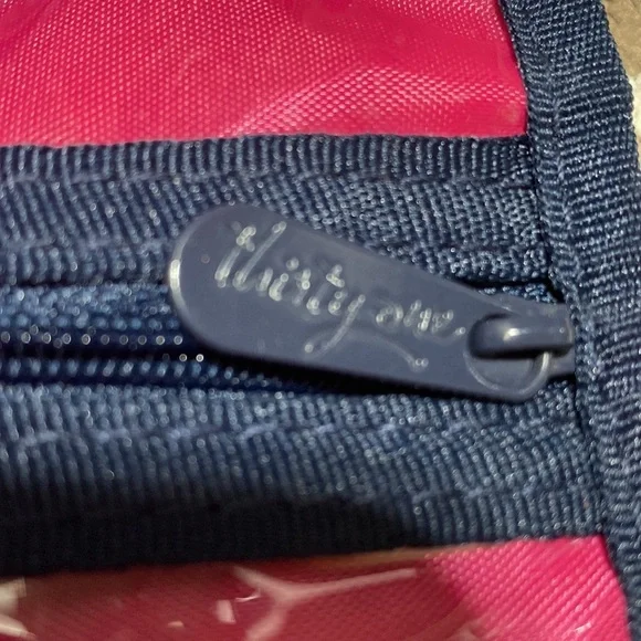 Thirty-One Fold-Up Family Organizer Tropical Twist Travel Trifold Handles - Picture 6 of 7